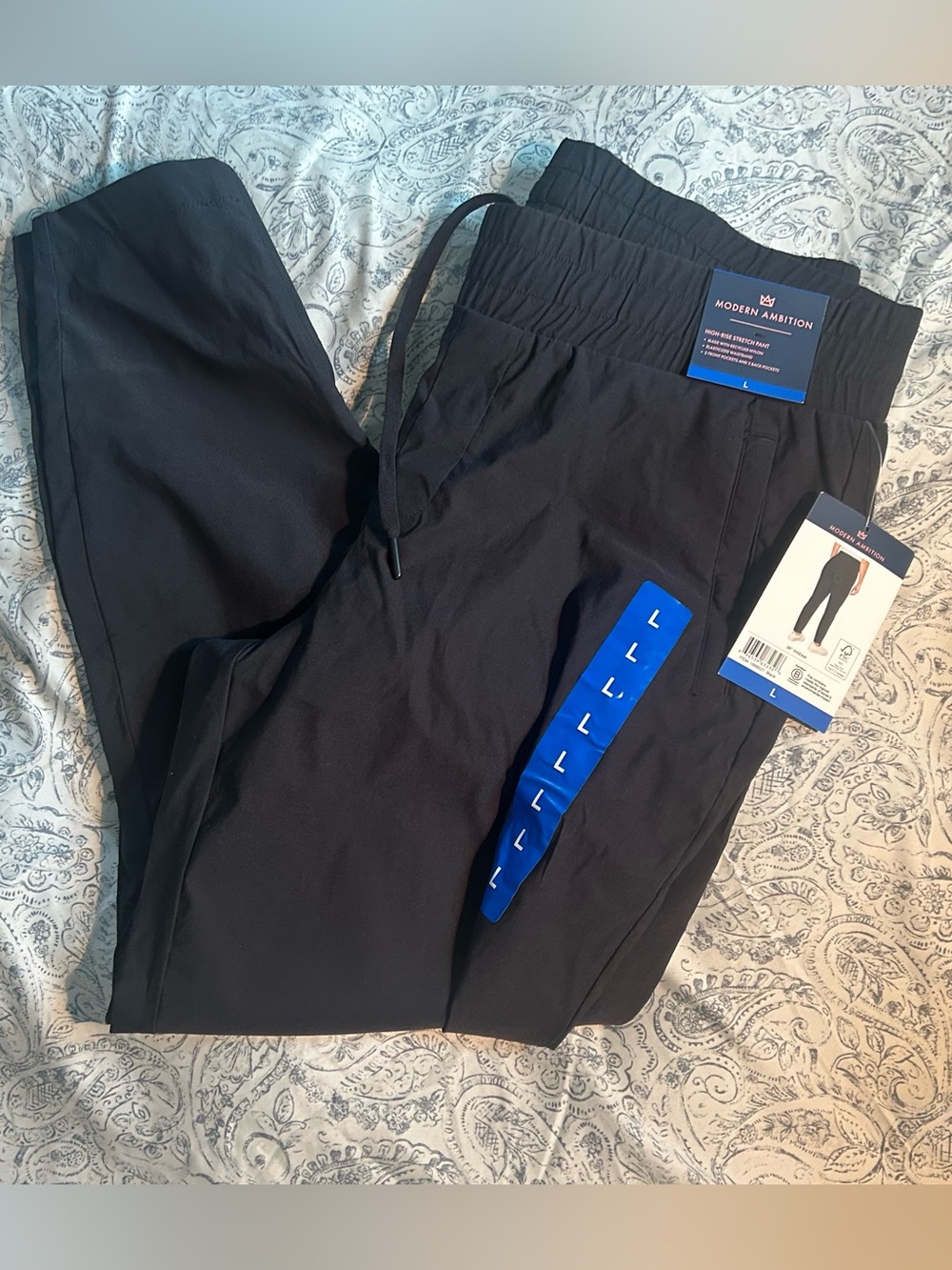 Modern Ambition women's Black Performance Joggers